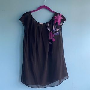 Plus Size Floral Blouse